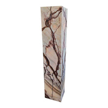 Load image into Gallery viewer, Nacar Onyx Cut, Polished Pearlescent Lighted Pedestal
