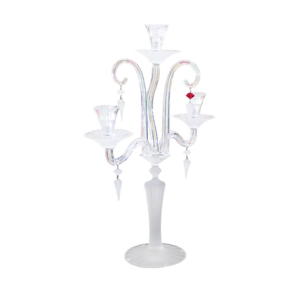 Baccarat Crystal Mille Nuits 3-Light Candelabra