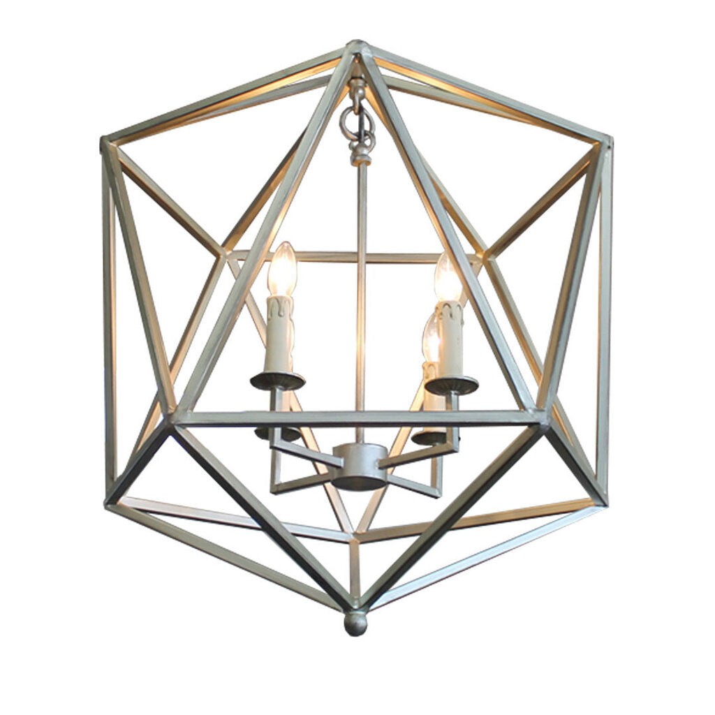 Jamie Young Geometric 4-Light Chandelier