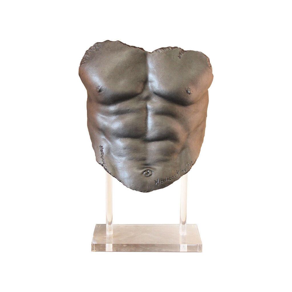 Male Torso Signed (Philip) Hitchcock 2000 Ltd. Ed./Lucite Stand