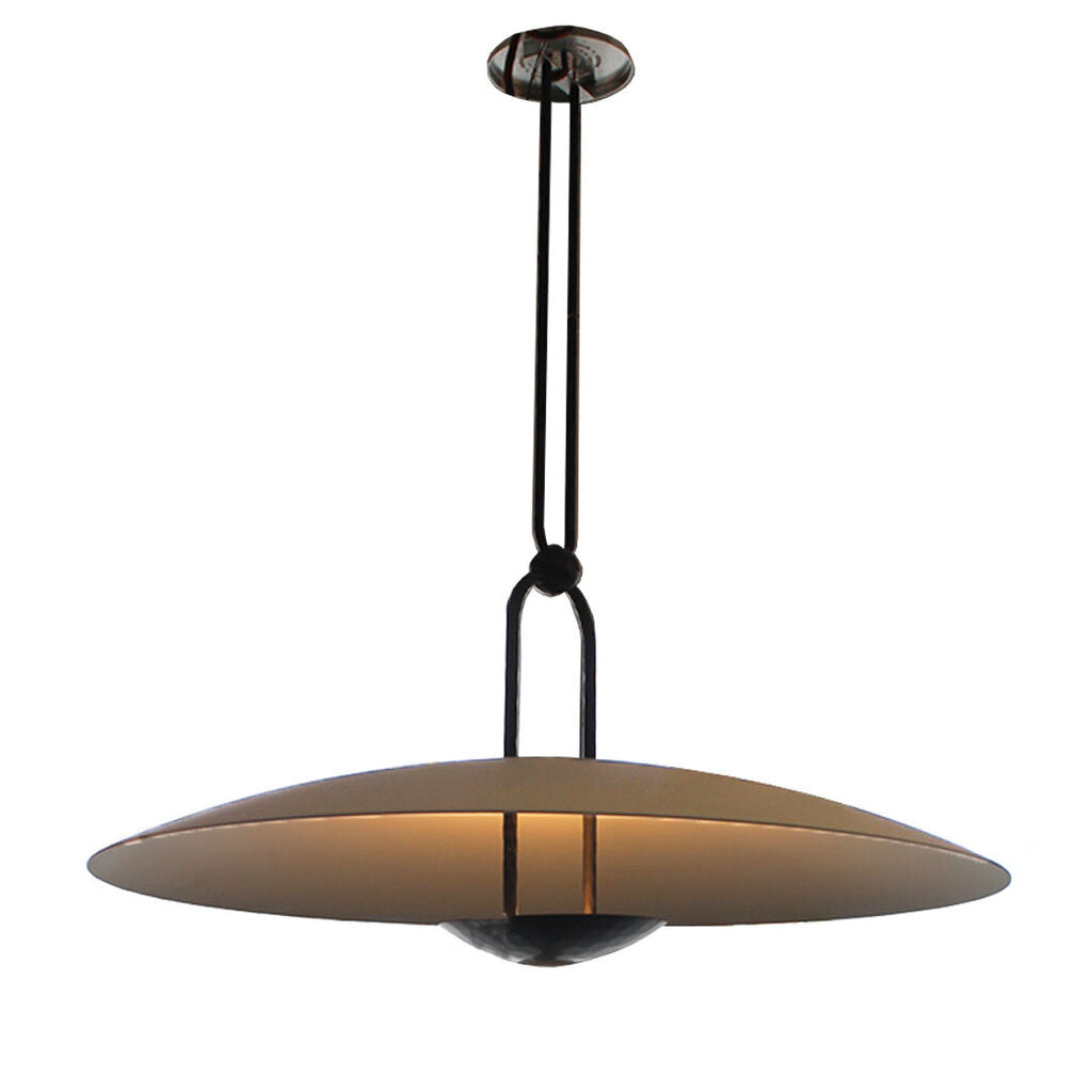 New Ralph Lauren for Visual Comfort Signature Cara LED Pendant, Natural Brass