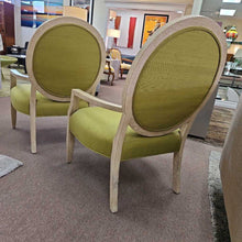 Load image into Gallery viewer, J. Robert Scott Transitional Blonde Wood Armchairs
