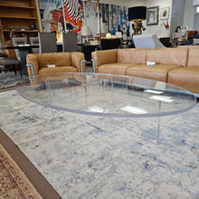 Load image into Gallery viewer, Oblong Oval Lucite Custom Made Coffee Table

